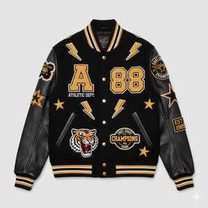 Veste universitaire en polaire Teddy avec logo brodé personnalisé, confortable pour l'hiver, style baseball, bomber, vêtements d'extérieur pour femmes/hommes - Product Image 4