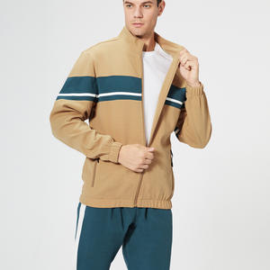 Chándales de invierno de color sólido para hombre, ropa deportiva, conjunto de 2 piezas, 100% algodón, a prueba de viento, tamaños personalizables - Product Image 6