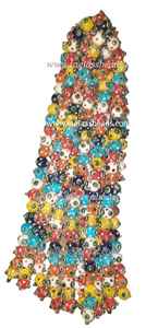 Venta al por mayor a granel Rondelle Loose Nature Crystal Glass Beads Lampwork Material HUB Origen con tipo Certificado Accesorio gratis - Product Image 5