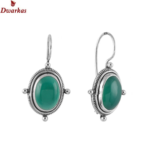 Handcrafted <b>earrings</b> solid 925 sterling silver <b>black</b> onyx gemstone oxidize bezel dangle <b>earrings</b> jewelry <b>women</b> - Product Image 3