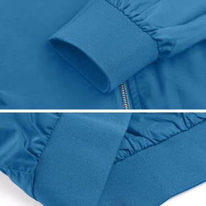 Ropa deportiva para hombre, chaquetas Bomber, diseño superior, tela de satén, cortavientos con capucha, cuello levantado, calidad, moda masculina, prendas de vestir, bolsillo - Product Image 6