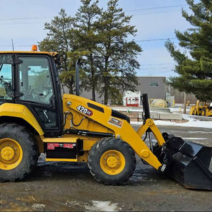 2023 nuevo para CAT 420XE cargadora de ruedas excavadora 4x4 cilindro hidráulico 3 años de garantía retroexcavadora Motor PLC - Product Image 1