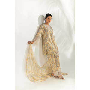 Conjunto de Traje de 3 Piezas para Mujer, Estampado en Cambray con Detalle Bordado IPSTD-77175 - Product Image 5