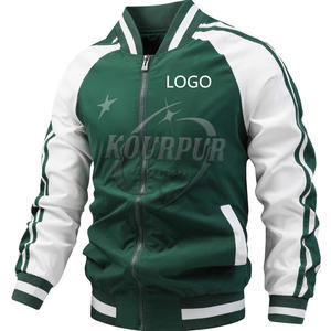 Chaquetas Varsity de dos tonos hechas a medida de calidad superior con logotipo personalizado a un precio razonable - Product Image 1