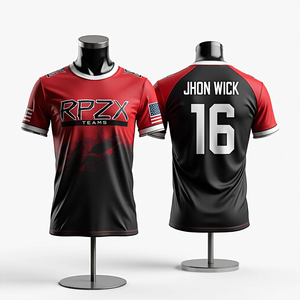 Jerseys deportivos sublimados personalizados para hombre, camisetas de softbol, baloncesto, fútbol, camisetas de pesca, ropa transpirable de cuello redondo - Product Image 2