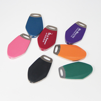 Tag Keamanan RFID 13.56MHz NFC Mini Gantungan Kunci Chip 1K Terkunci Desain Kustom 125KHz T5577 Tag Proximity Pasif Kontrol Akses
