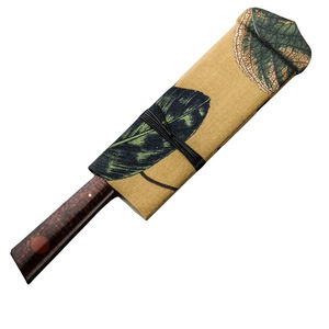 Burraq DIY OEM Custom Handmade Damascus Steel Chef Cleaver Multi-Functional Twisted Pattern <b>Knife</b> Leather <b>Sheath</b> <b>for</b> Kitchen Use - Product Image 5