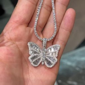 Unisex kinderketting van legering in hiphopstijl, op maat gemaakte fijne sieraden hangers bedels zirkoon 24K verguld IGI gecertificeerd - Product Image 1