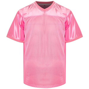 Maillot de football américain surdimensionné uniforme respirant bleu marine de haute qualité avec maille brodée en polyester - Product Image 3