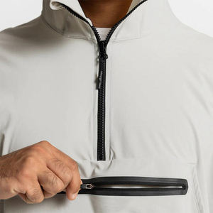 OEM Custom Logo <b>Soft</b> <b>Shell</b> Lightweight Hiking Waterproof Windproof Men's Sports Running Training Nylon Anorak Windbreaker <b>Jacket</b> - Product Image 5