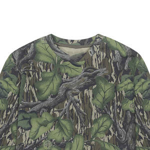 Sudadera con Estampado de Camuflaje para Hombre, Diseño de Camuflaje Personalizado, Cuello Redondo, Manga Larga, Felpa de Algodón, Estilo Urbano - Product Image 3