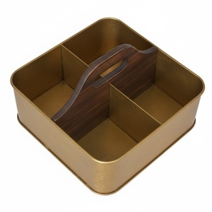 Porte-couteaux en métal antique en cuivre vintage en forme d'étoile, organisateur d'ustensiles avec poignée pour la décoration de la table à manger de la cuisine - Product Image 6