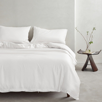 Draps-housses en fibre de bambou 100 % écologiques, fabrication chinoise, vente en gros, avec élastiques, 300 fils, design moderne