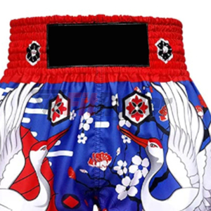 กางเกงขาสั้นมวยไทยแบบปักได้สำหรับผู้ชายเป็นมิตรกับสิ่งแวดล้อม - Product Image 2