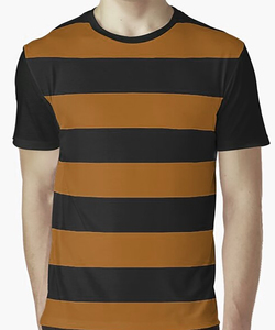 Camiseta Transpirable de Algodón 100% para Hombre, Diseño Personalizado de Alta Calidad, Estampado en Serigrafía a Rayas, Producción al por Mayor, Hilado Teñido de Bangladesh - Product Image 1