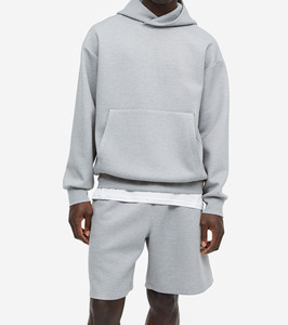 Sweats à capuche unis sur mesure surdimensionnés design élégant pulls à capuche à manches longues prix de gros sweats à capuche pour hommes 100% coton - Product Image 1