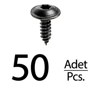 คลิปหนีบสกรูทอร์กซ์สำหรับเรโนลต์ เปอโยต์ ซีตรอง สโกด้า เฟียต เซียท - 50 ชิ้น - Product Image 1