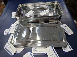 Boîte vide pour instruments chirurgicaux stérilisés, en acier inoxydable, autoclavable, pour la stérilisation hospitalière - Product Image 4