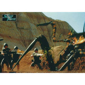 Postcard Featuring Starship Troopers Made of Durable <b>Paper</b> Material - Product Image 1