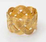 Anillo de Servilleta Dorado Brillante al por Mayor para Bodas, Diseño Moderno, Anillo de Alta Calidad para Decoración de Mesa, Porta Servilletas - Product Image 6