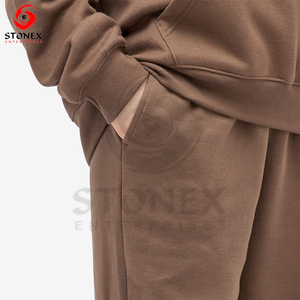 High Quality Cotton Fleece Flare Sweatpants for Men Custom OEM Printed Streetwear with Elastic Waist Closure for Winter - Product Image 4