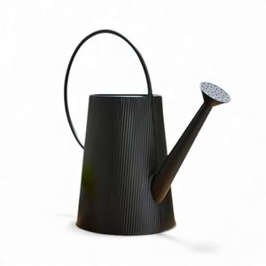 บัวรดน้ำสีดำทันสมัยพร้อมพวยน้ำโค้งยาวและหูจับทรงสูงสำหรับต้นไม้ - Product Image 3