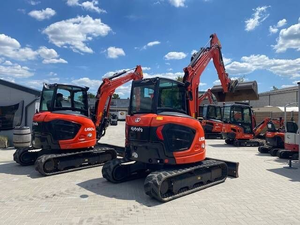 Mini-excavatrice Kubota U50-5, excavatrice compacte sur chenilles avec godet pour la construction, l'agriculture et l'aménagement paysager - Product Image 5