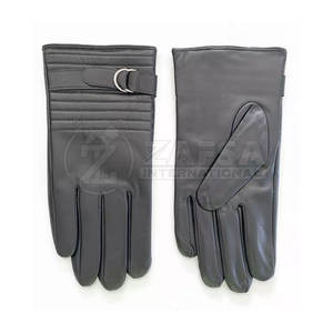 Meilleurs gants d'hiver pour hommes de haute qualité, personnalisables, imperméables, en cuir de mouton, longueur poignet, pour usage extérieur/décontracté/sportif - Product Image 4