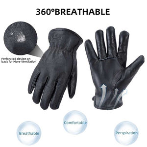 Gants de travail faits à la main en nitrile antistatique de couleur contrastée personnalisés OEM ODM - Product Image 2