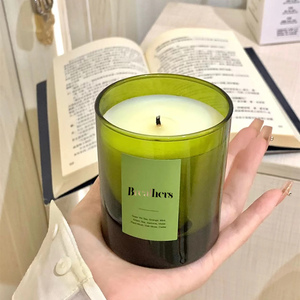 Citrus Lemon Scented Candle Natural <b>Soy</b> <b>Wax</b> Tin Can - Product Image 2