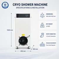 Pompe à eau glacée Omni Factory Direct, alimentée par prise secteur, capacité 20L, pour salle de sport et usage extérieur, refroidissement musculaire après l'entraînement
