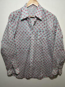 Camisa Casual de Algodón con Estampado a Mano para Hombre, Elegante y Sofisticada |   Colección de Camisas Florales de Manga Larga 100% Algodón - Product Image 1