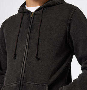 Sudadera con Capucha Personalizada para Hombre, Informal, de Invierno, Corte Regular, Forro Polar, Impermeable, con Cremallera - Product Image 3