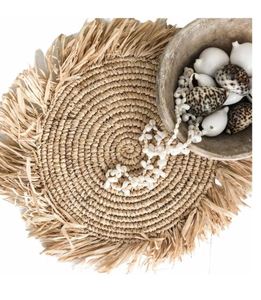Wholesale <b>Decorative</b> Natural Seagrass Handwoven Placement for Home <b>Decoration</b> in Modern Design - Product Image 1
