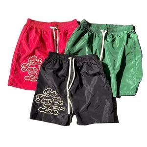 Pantalones cortos de algodón 100%, transpirables, de secado rápido, informales, respetuosos con el medio ambiente, personalizados, impermeables, de chenilla alta, venta al por mayor - Product Image 1