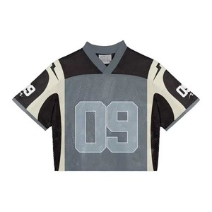 เสื้อยืดตาข่ายกีฬาโอเวอร์ไซส์ผ้าฝ้ายเข้ารูปสำหรับผู้ชาย - Product Image 1