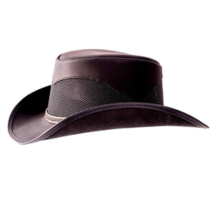 Chapeaux de cowboy en cuir véritable de qualité supérieure avec logo personnalisé, chapeaux de randonnée élégants pour hommes et femmes - Product Image 3