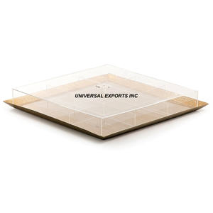 Plateau à chocolat en métal de luxe fait à la main, plateau à chocolat écologique, plateau à chocolat design avec éléments décoratifs en vente chaude - Product Image 5