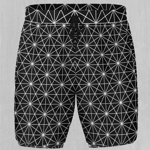 Short de Sublimation à Séchage Rapide Respirant à Motif à Carreaux pour Femmes, Entièrement Personnalisé, pour Gym, Fitness, Sports, Été, Bas quantité minimale de commande, Service OEM - Product Image 1