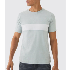 Camisetas OEM 2026 para Hombre, Corte Ajustado, Calidad de Exportación, Personalizadas con Logotipo y Bloques de Color, Venta al Por Mayor, Tallas Estándar - Product Image 2