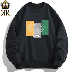 Hombres más tamaño sudadera manga larga Otoño Invierno sudaderas con capucha camiseta tamaño grande 6XL 7XL negro gris hombres ropa - Product Image 2