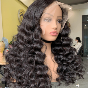 Perruque frontale en cheveux Remy du Vietnam, à trame unique, cuticules alignées, pré-épilée, avec options de couleur à teindre, vente en gros - Product Image 1