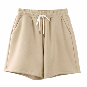 Short en éponge française de haute qualité pour femmes Short à motif chaud respirant confortable à bas prix - Product Image 3