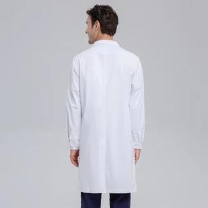 Vente en gros de conception de haute qualité impression de logo personnalisé femmes hôpital porter blouse de laboratoire en couleur blanche - Product Image 6