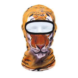 Máscara Facial Completa con Estampado Animal 3D Transpirable para Fiestas de Disfraces al Aire Libre, Máscara de Esquí de Secado Rápido Resistente al Viento, Pasamontañas Personalizado, Envío DDP - Product Image 2