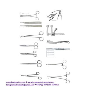 Ensemble de chirurgie thoracique générale, instruments chirurgicaux en acier inoxydable de haute qualité pour salle d'opération - Product Image 4