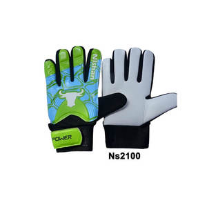 Gants de gardien de but respirants personnalisables pour enfants avec matériau PU imperméable fermeture à crochet et boucle antidérapante marque privée de haute qualité - Product Image 6