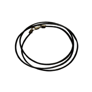 925 <b>Silver</b> Leather Cord Necklace <b>Silver</b> <b>Wire</b> Coil Assortment Versatile Crafting Material <b>for</b> Artists - Product Image 1