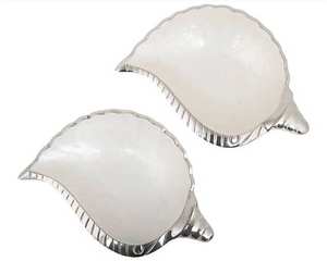 Bol de service élégant en résine pour la maison, hôtel, restaurant, vaisselle de table, bordure en laiton couleur argent, bol de service au chocolat - Product Image 1