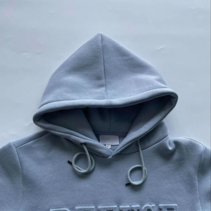 Pull à capuche 100% coton de haute qualité pour hommes, hiver, polaire thermique avec broderie imprimée personnalisée, chaud et solide. - Product Image 3